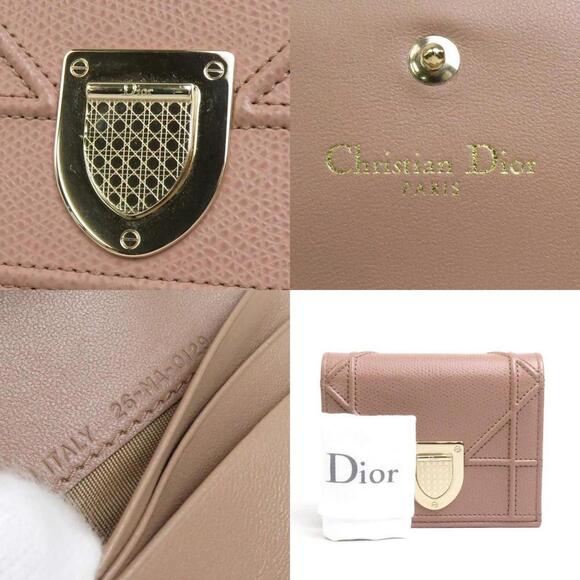 DIOR Beige Leather Wallet - Picture 5 of 5